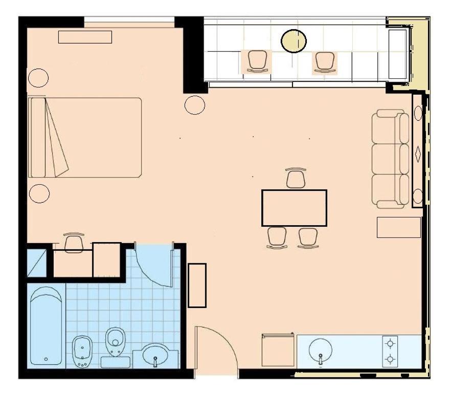Apart 1013 Con Piscina Gimnasio Laundry Y Seguridad 24 Hs 부에노스아이레스 외부 사진